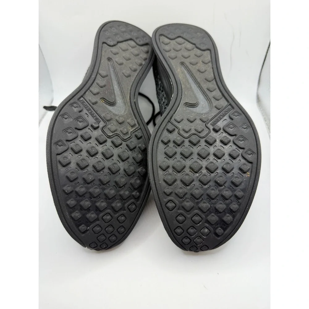 Nike Flyknit Racer Triple Black Running Shoes 526628-009 Mens 5 Womens 6.5